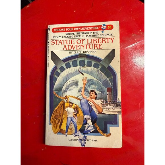 Choose Your Own Adventure #58 Statue Of Liberty Adventure Book By Ellen Kushner - Picture 1 of 3